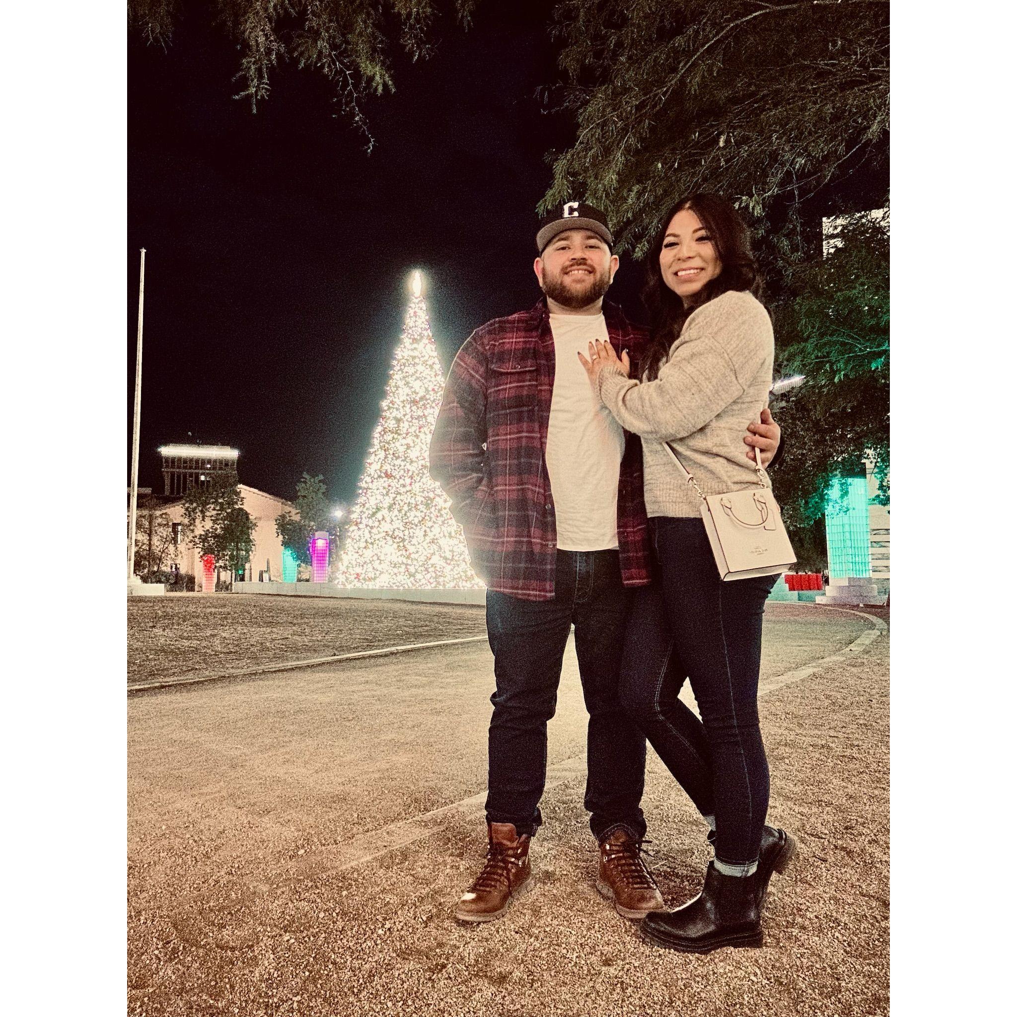 "Do you want it or not?"
After she said yes.. (we went through 20 tries before we got the picture right)