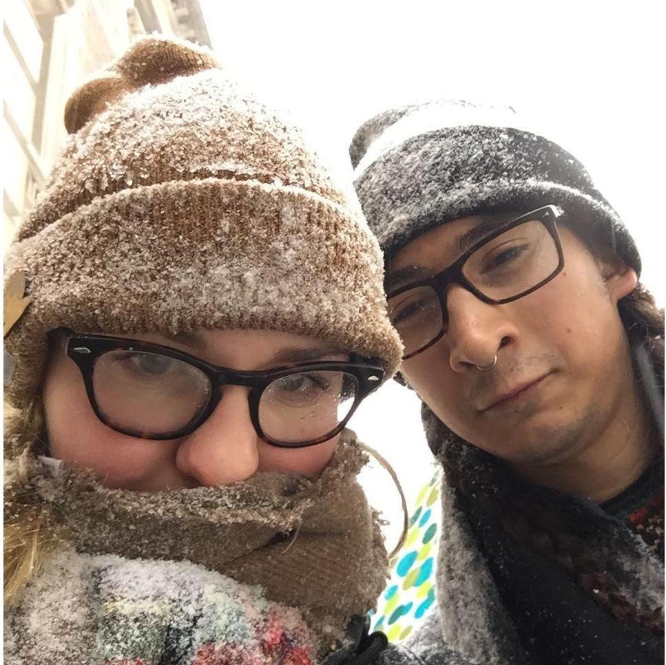 2017 trip to NYC after walking through a snowstorm through Central Park