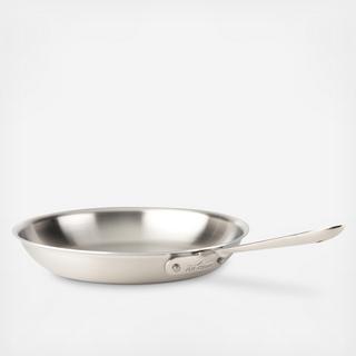 d5 Brushed Stainless Steel Fry Pan