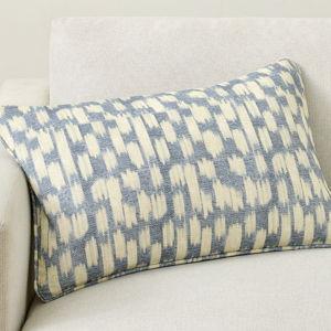 Luca Ikat Printed Lumbar Pillow
