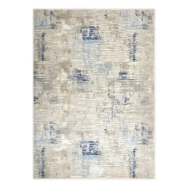 Home Dynamix Melrose Lorenzo 4' x 5' Area Rug in Grey/Blue