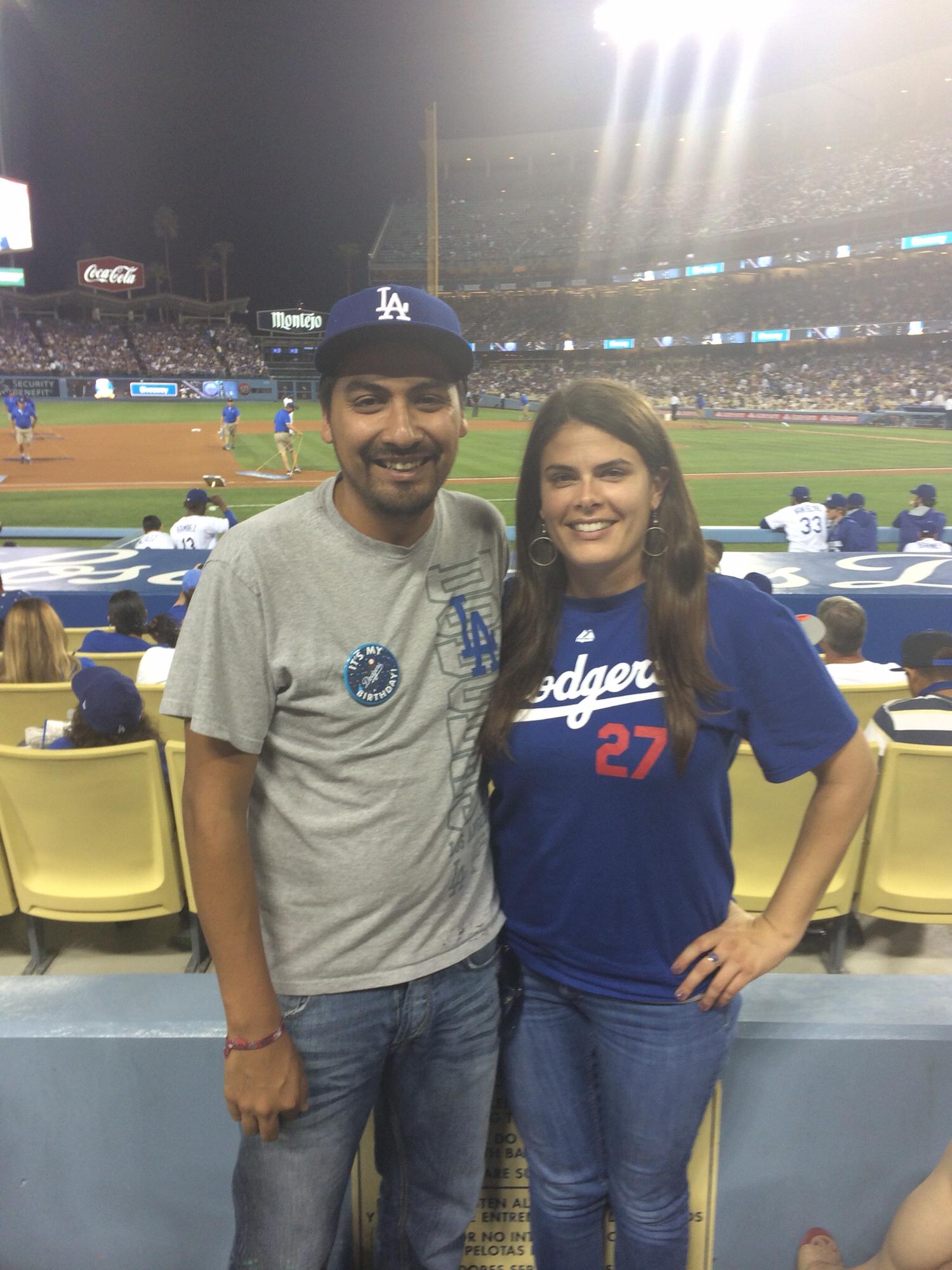 Edgard loves the Dodgers!