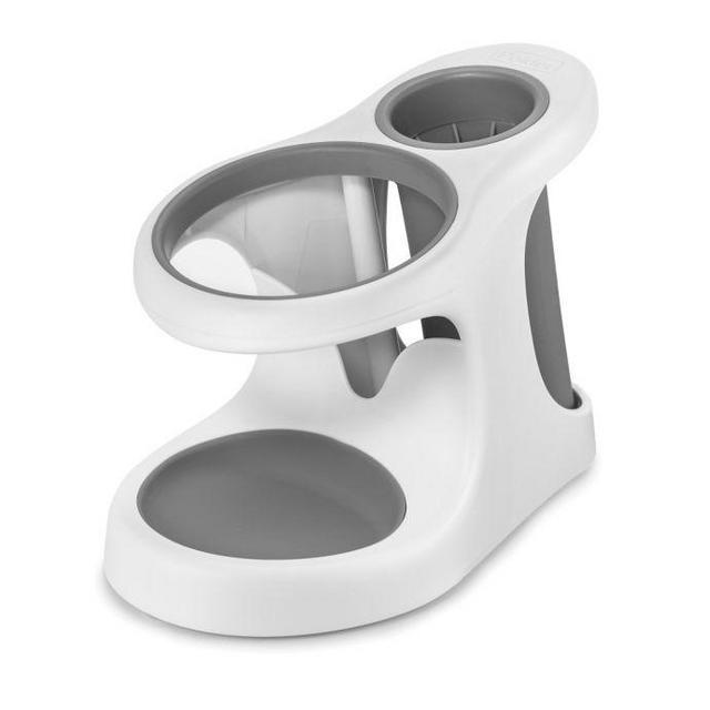 Polder Style & Store Caddy in White/Grey