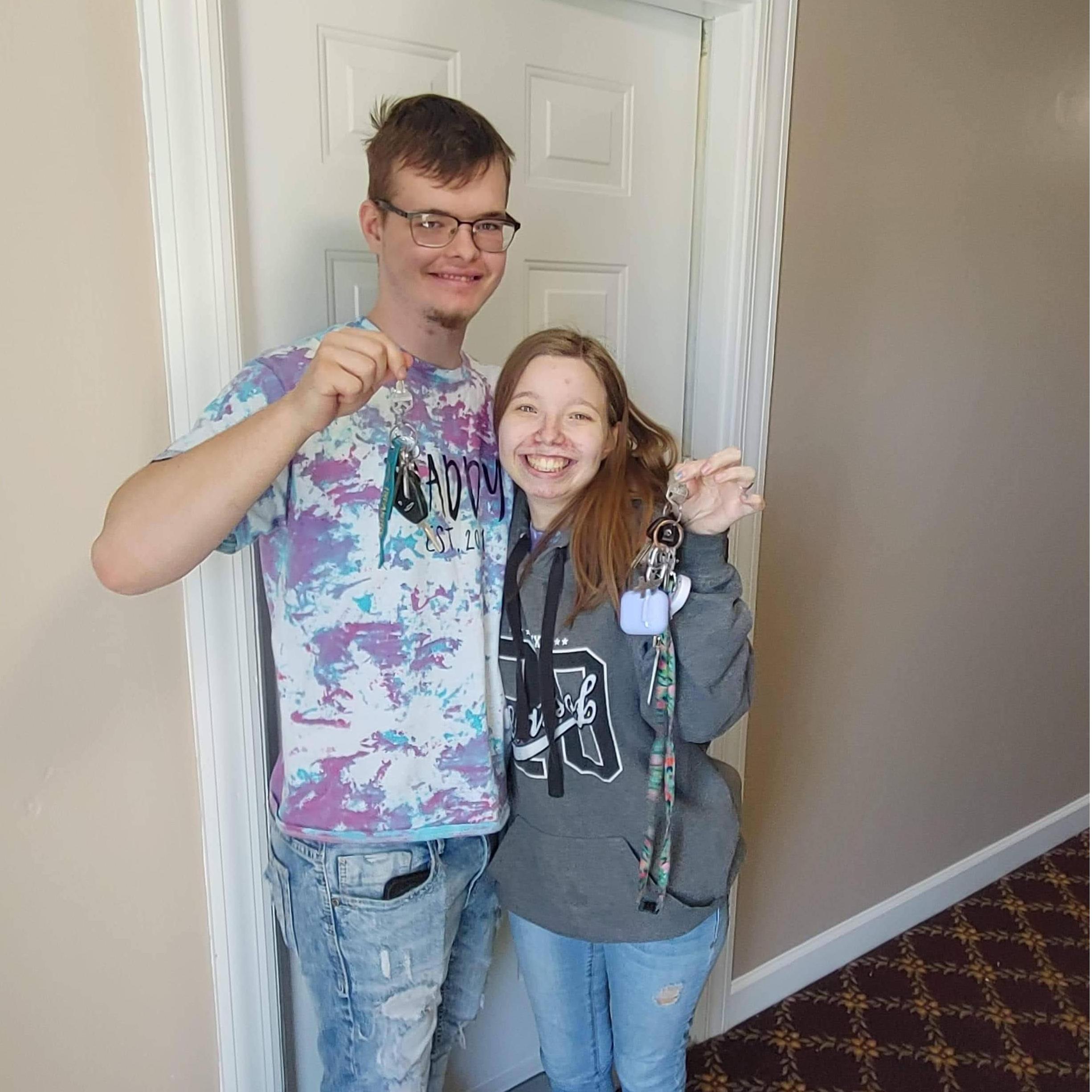 The first day in our own apartment