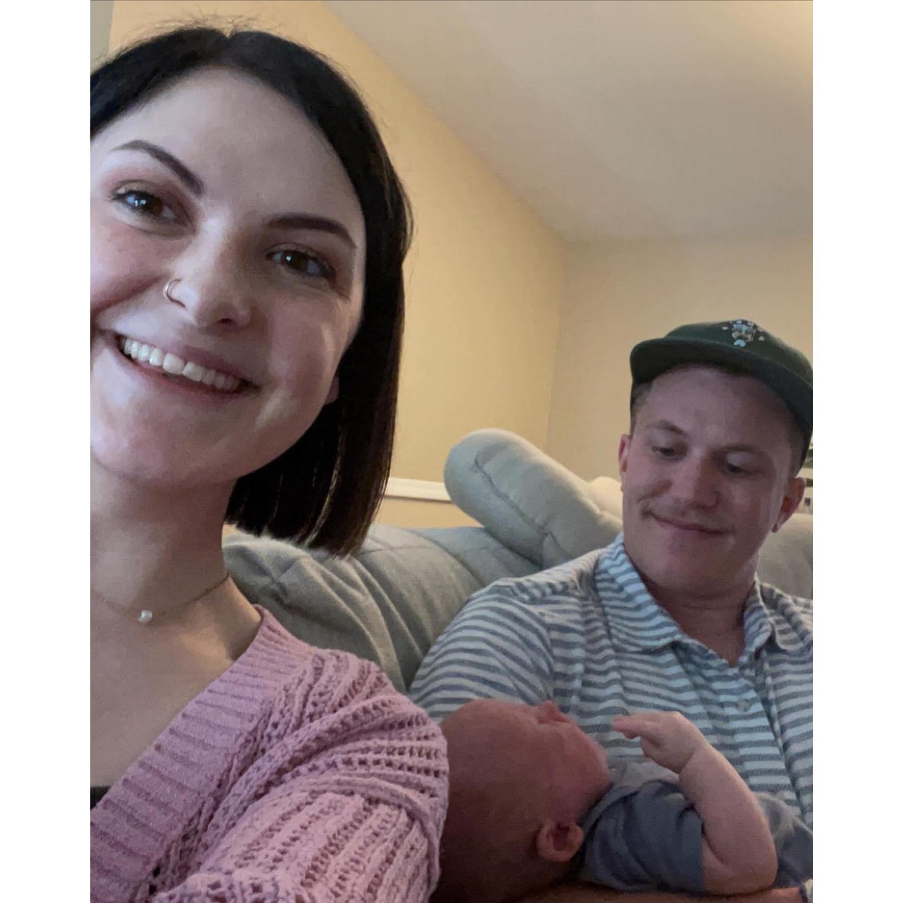 This was the day we met our Nephew, Roy for the first time. <3