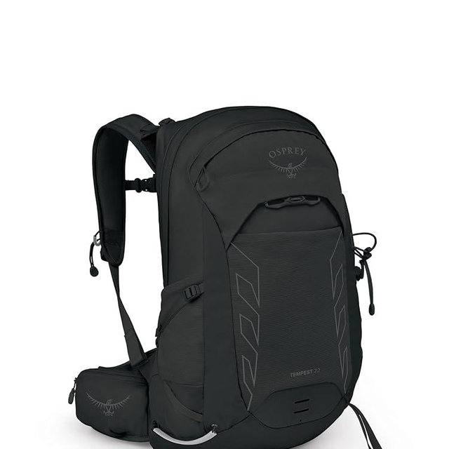 Osprey Tempest 22L Women's Lightweight Hiking Backpack with Hipbelt, Black/Coal Grey