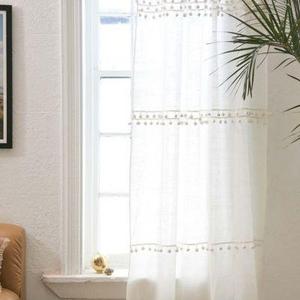 Averi Pompom Gauze Window Curtain