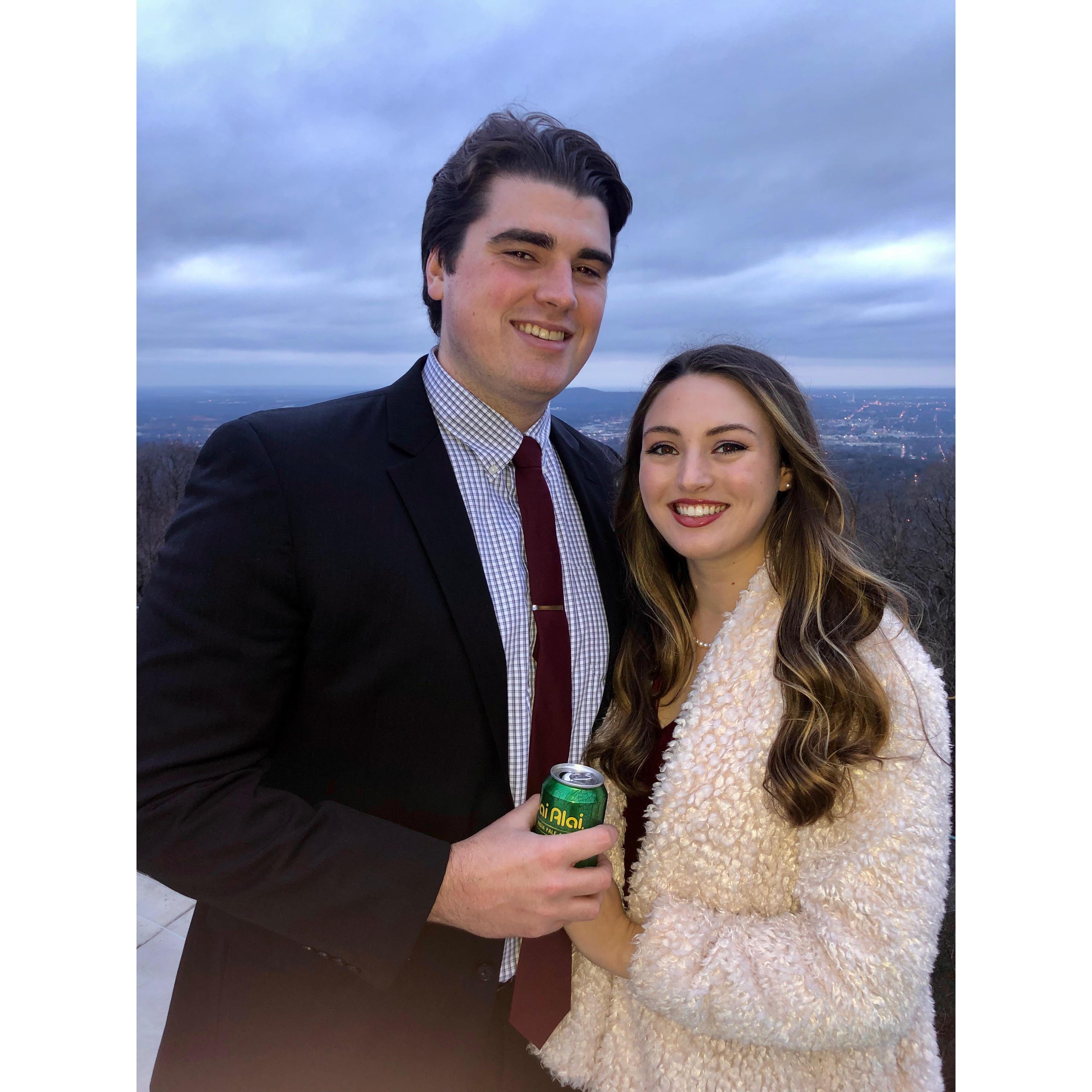 At a friend's wedding Dec. 2019