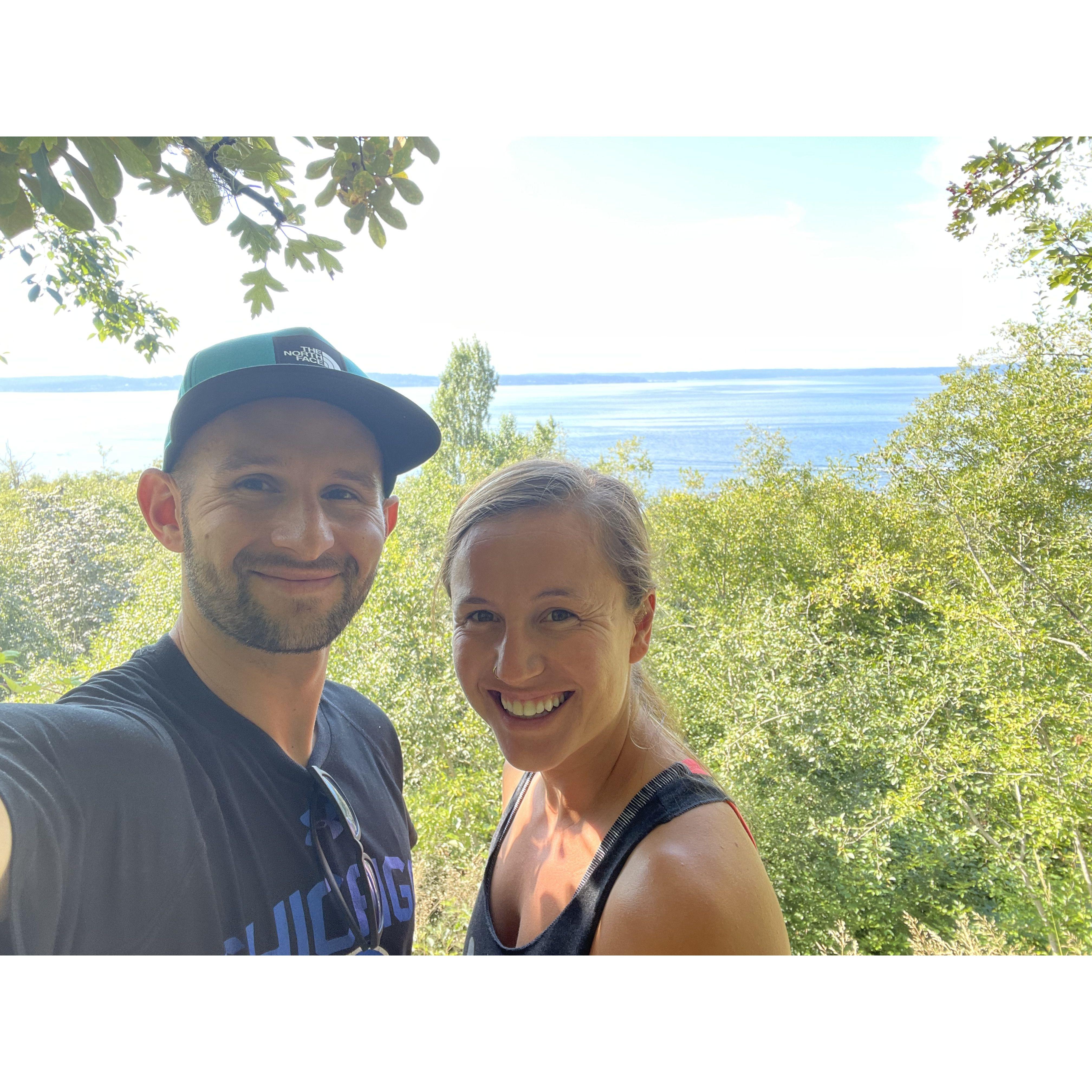 Both of our first times in Seattle