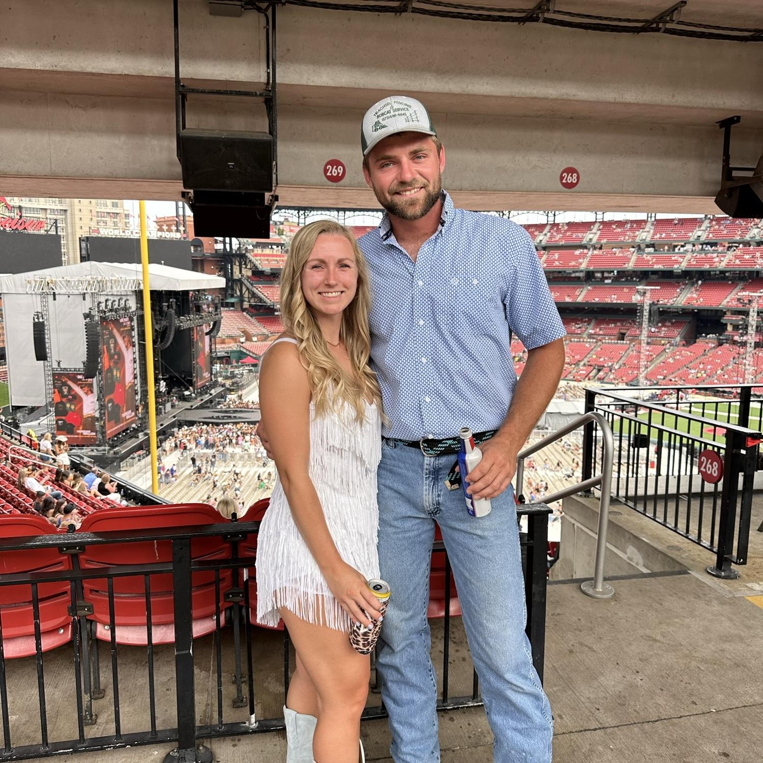 Traveled to the big city of STL to see Morgan Wallen