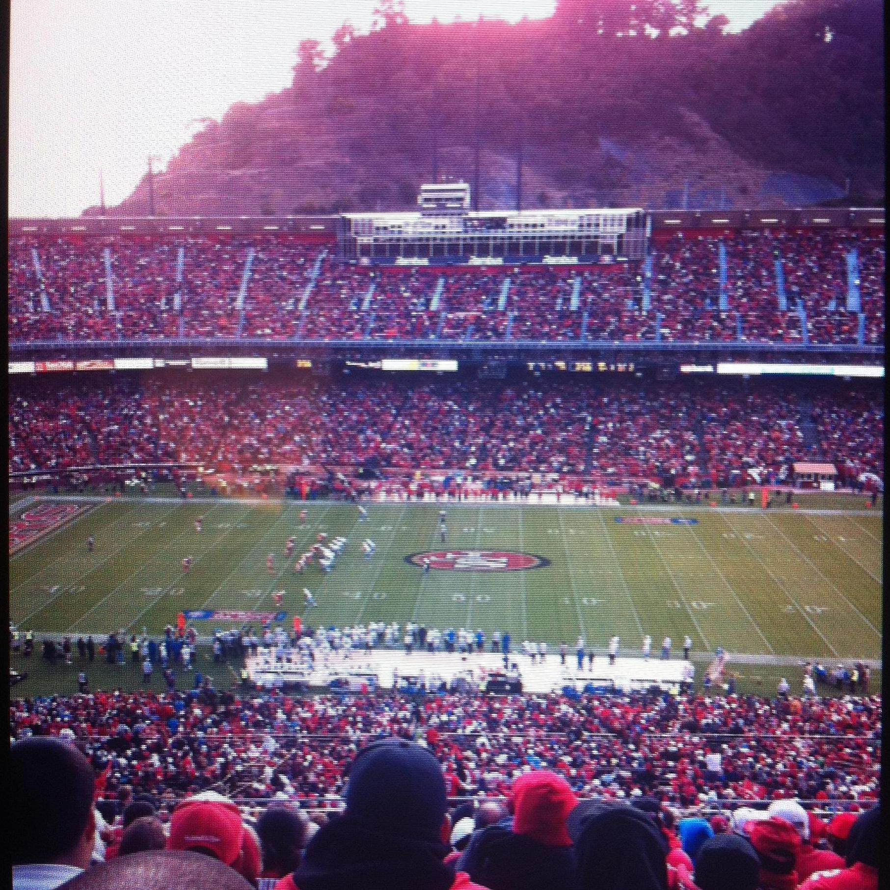 A picture Anna Maria took on our first date at Candlestick Park September 16, 2012.