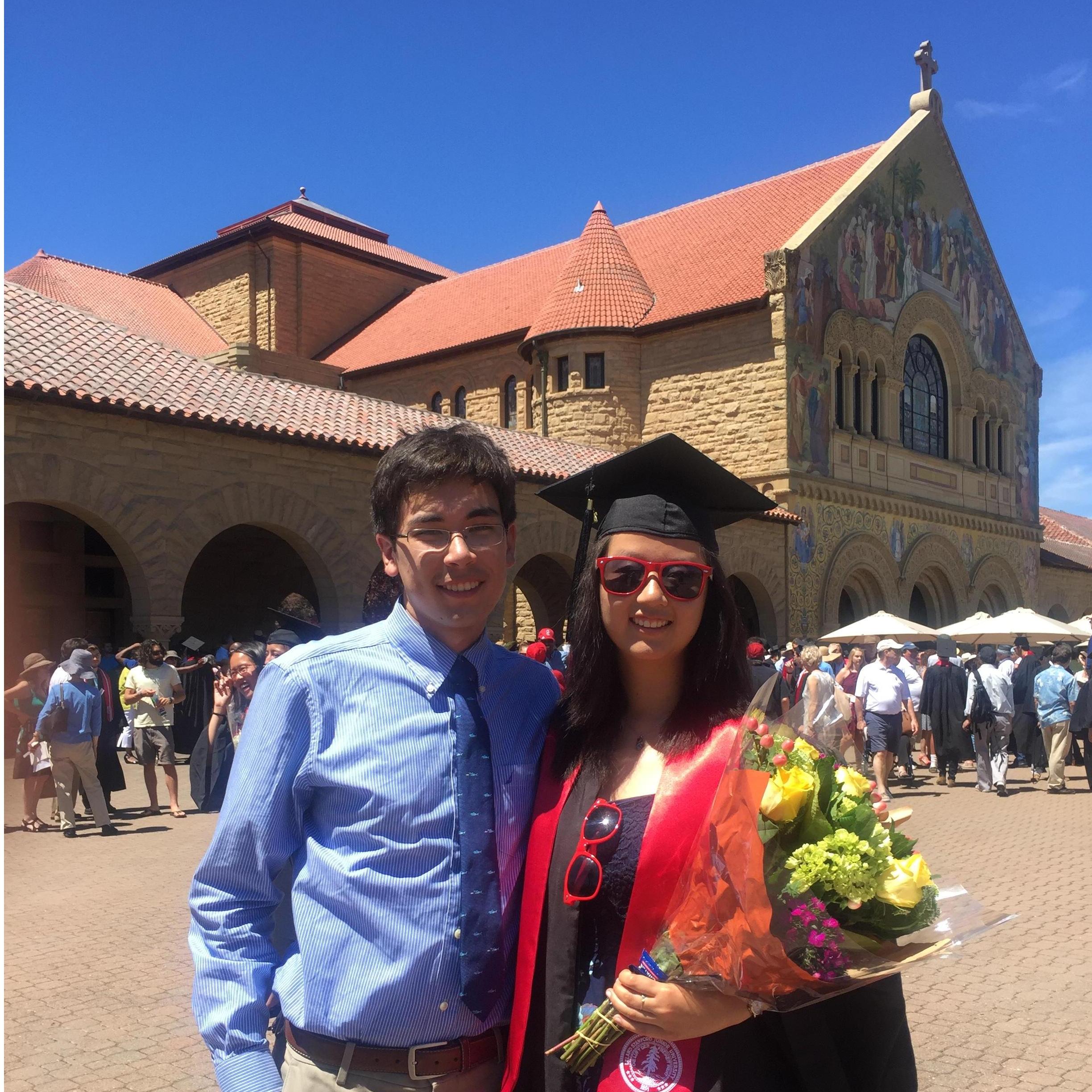 Angela's college graduation (June 2017)