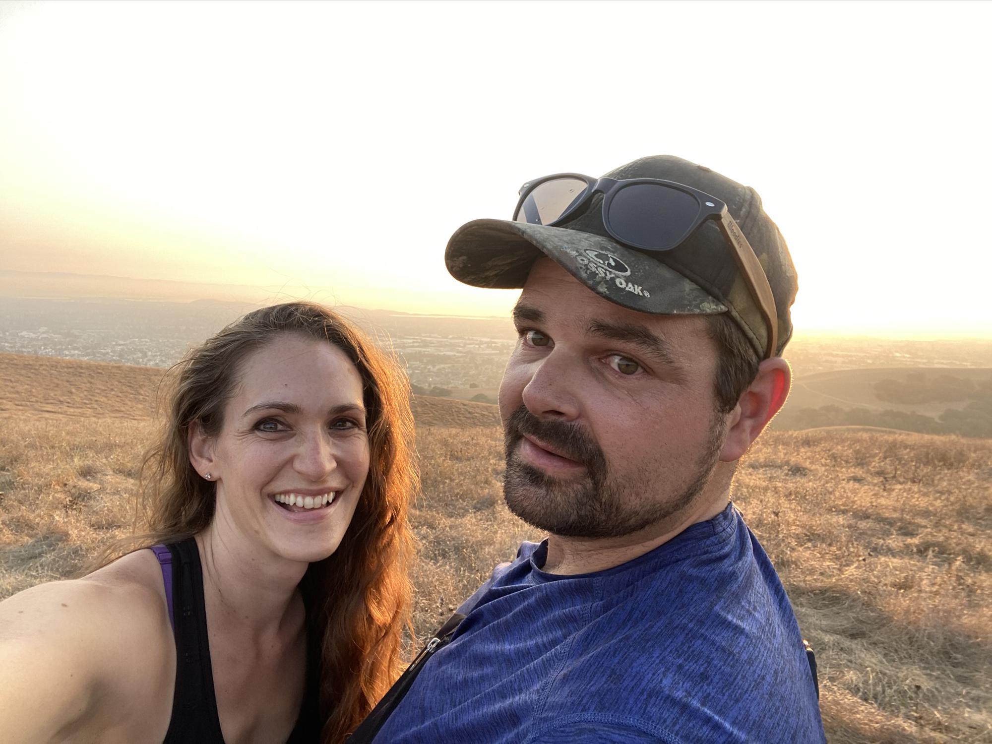 Dry Creek late fall hike.  Check out that sunset!