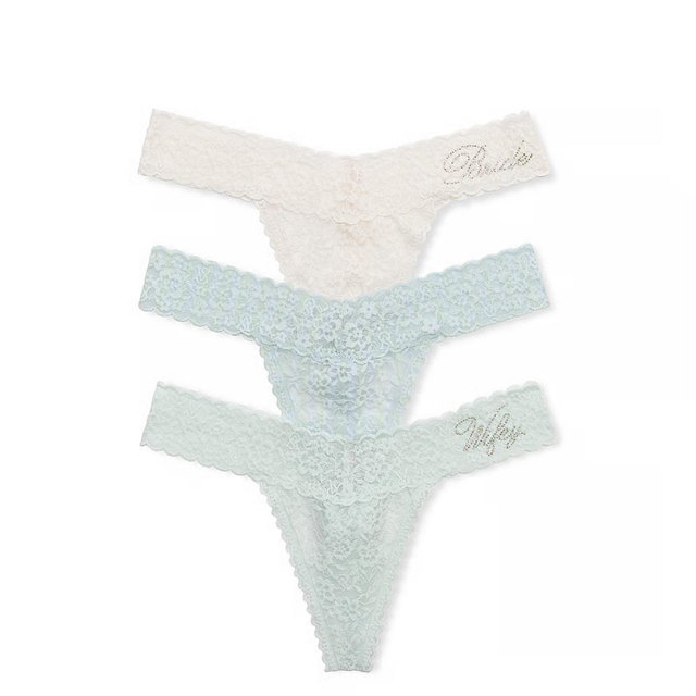 3-Pack Lacie Bridal Thong Panties