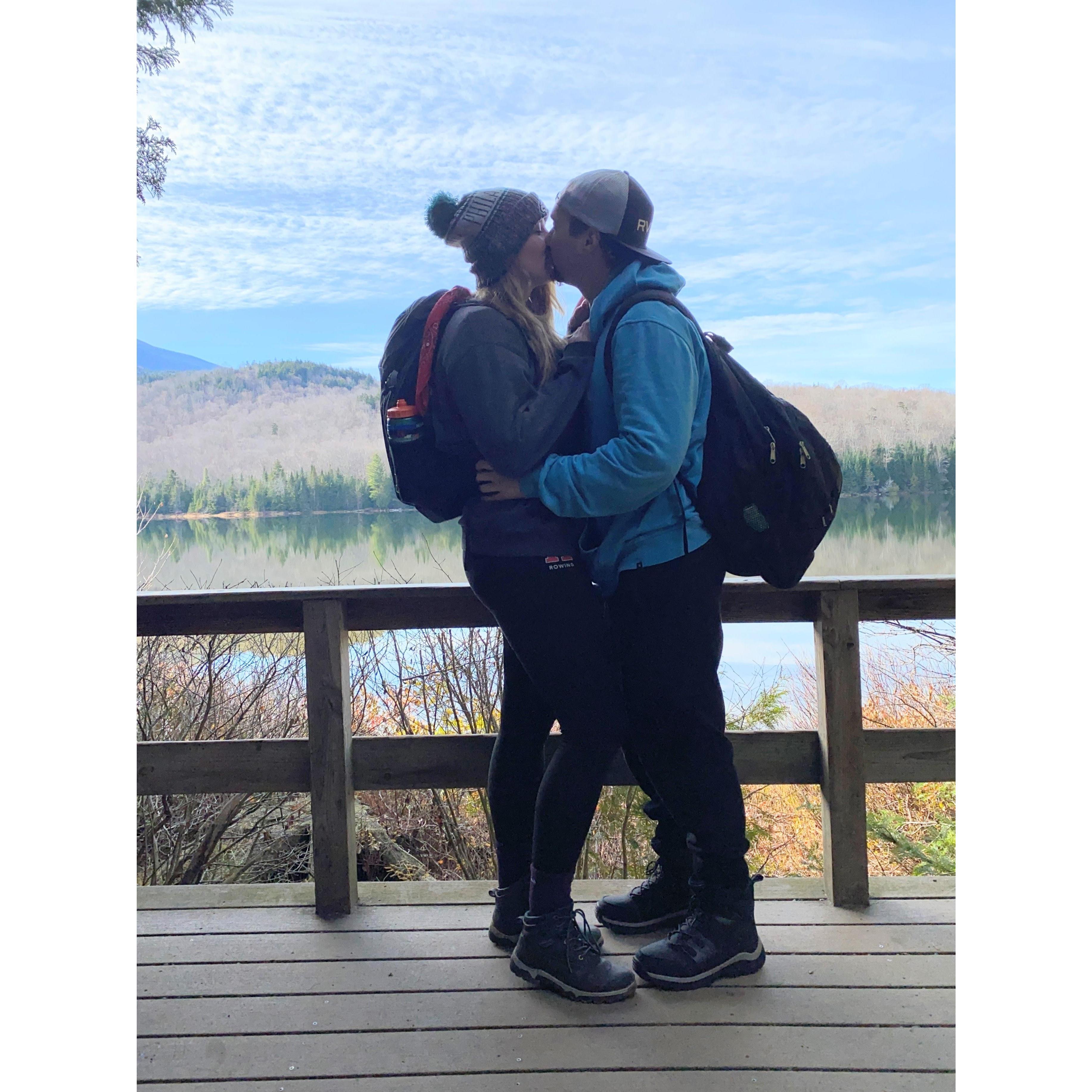 Hiking together is one of our favorite things to do. Nothing beats the peacefulness of being on the trail.