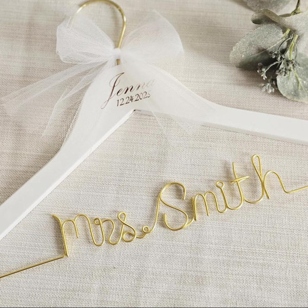 Wedding dress hanger