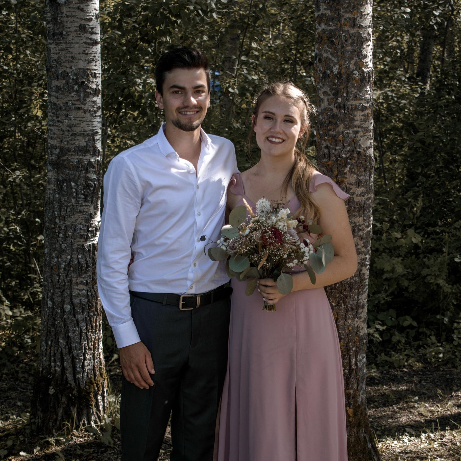 Another wedding! Kayla (Emily's sister) and Jesse's wedding. August 2020