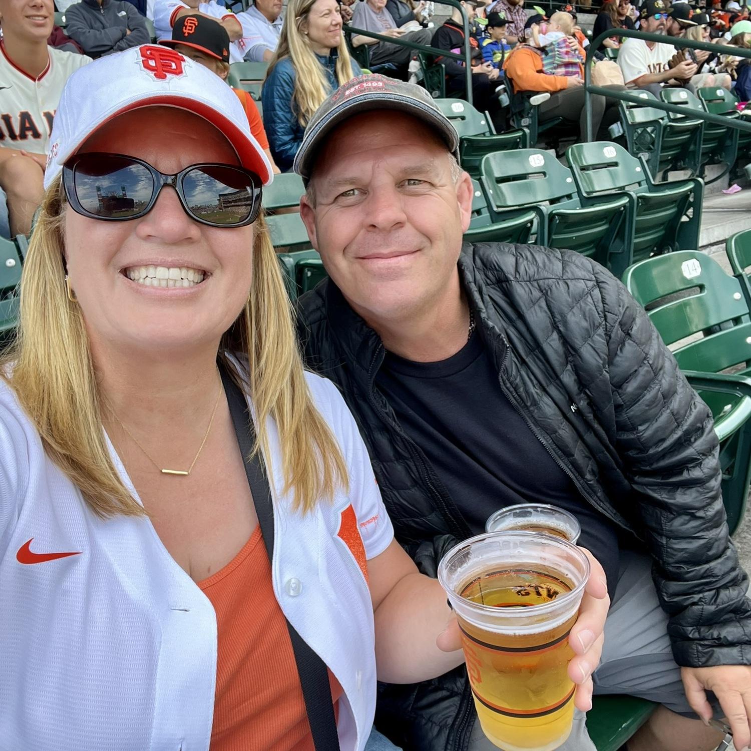Taking a Dodgers fan to a Giants game 8/2024 ⚾️