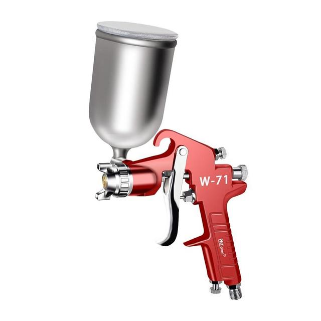 PNTGREEN Hvlp Spray Gun Gravity Feed with 400CC Aluminum Swivel Cup with 1.5mm Nozzle Professional Spray Guns for Painting Air Paint Sprayer