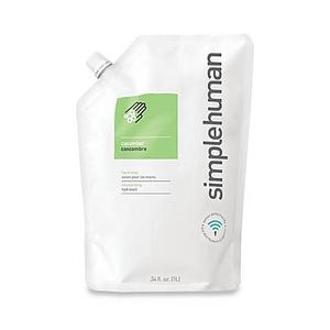 simplehuman® Moisturizing Liquid Hand Soap 34 oz. Refill Pouch in Cucumber