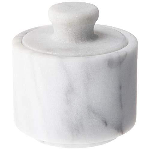 Fox Run 3849 Marble Salt Cellar, White