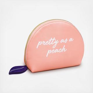 Pretty As A Peach Cosmetic Bag