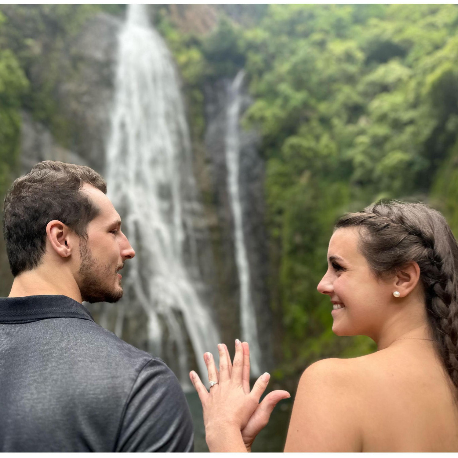 Our Engagement Day - September 7th, 2024 Jurassic Falls Helicopter Landing Adventure Kauai, Hawaii