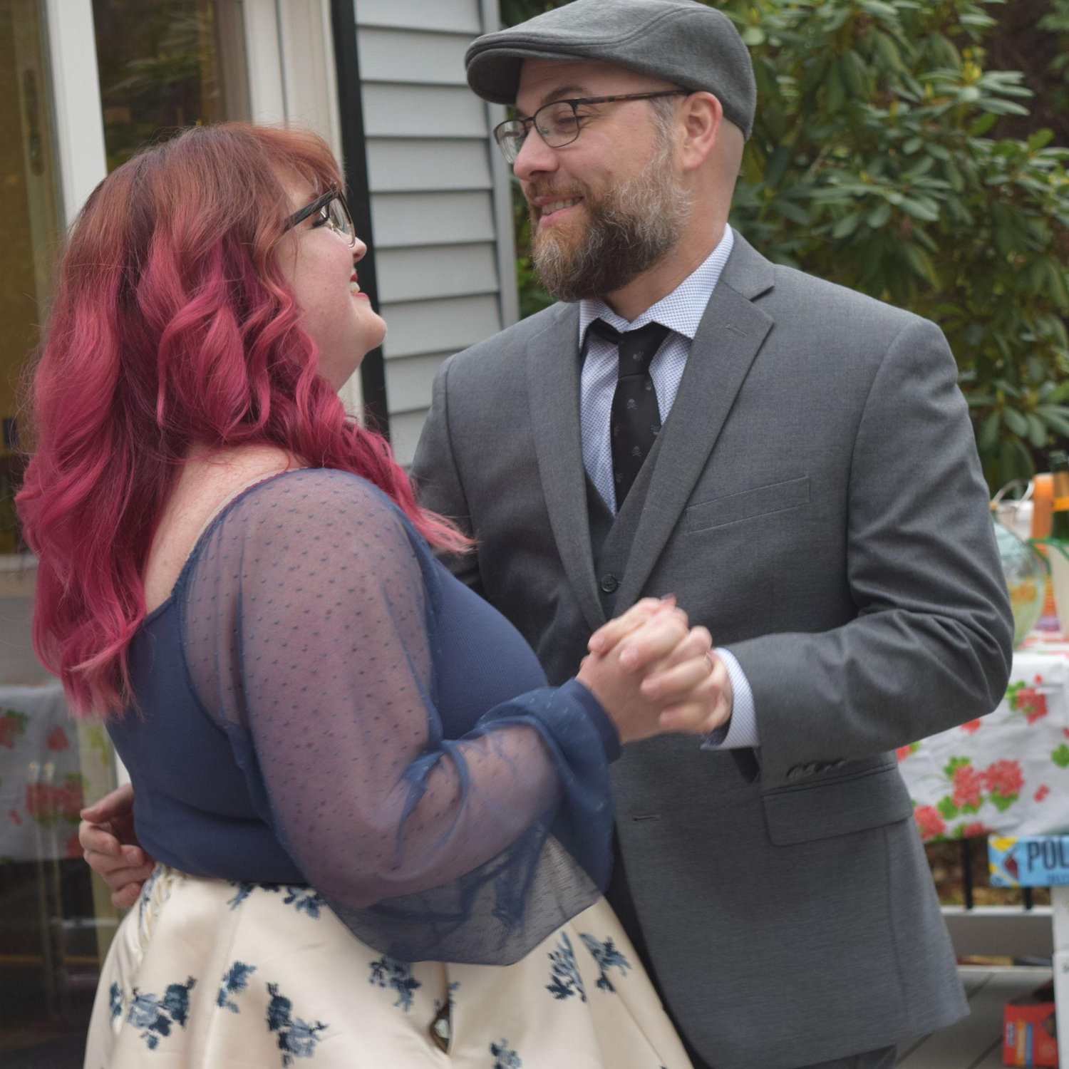 Our backyard wedding.