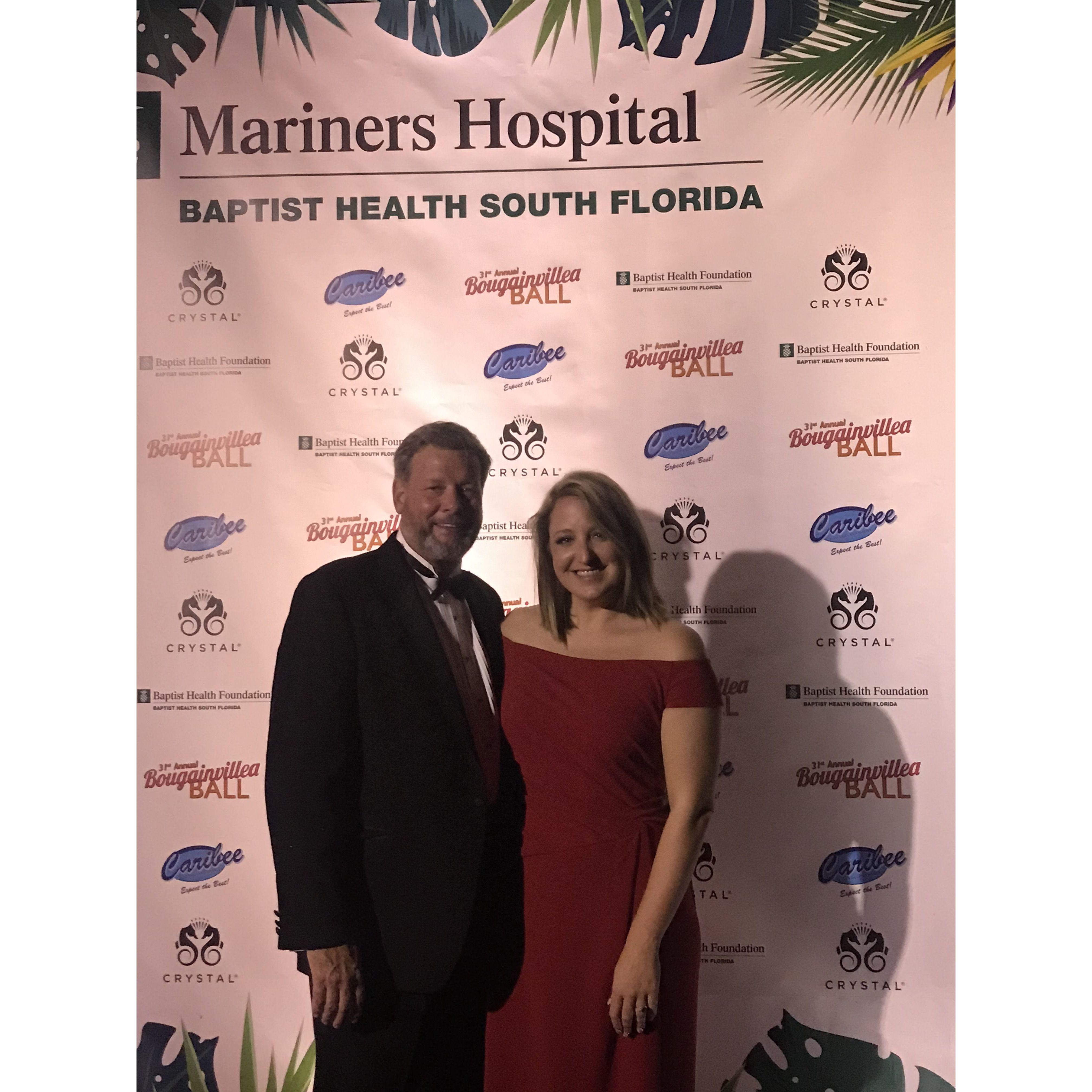 At our "Coming Out Party" in January 2020