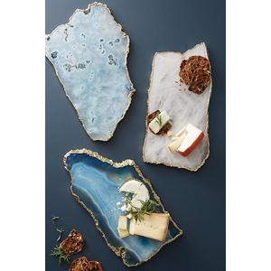 Agate Cheese Board--Blue