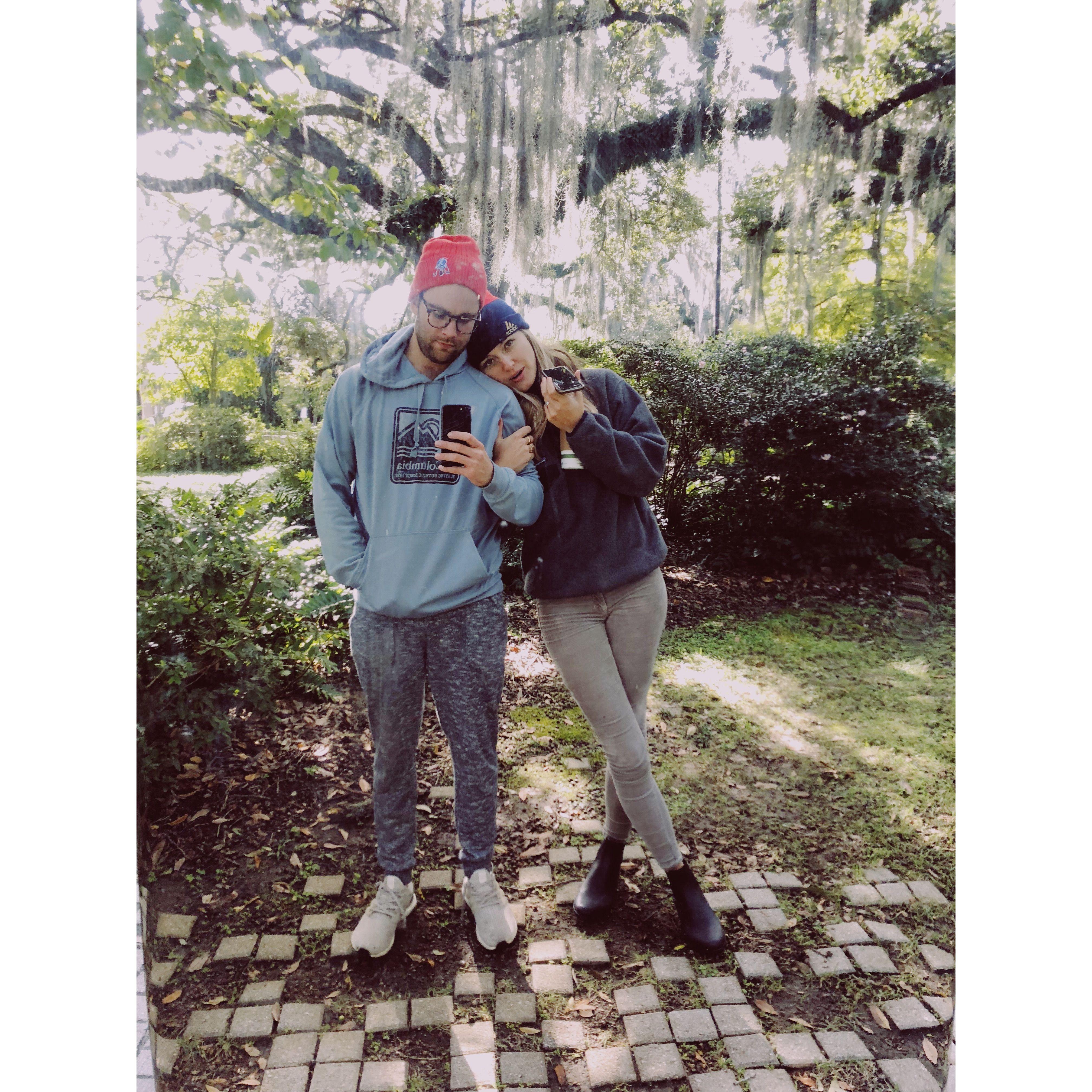 Our first selfie - November 2018