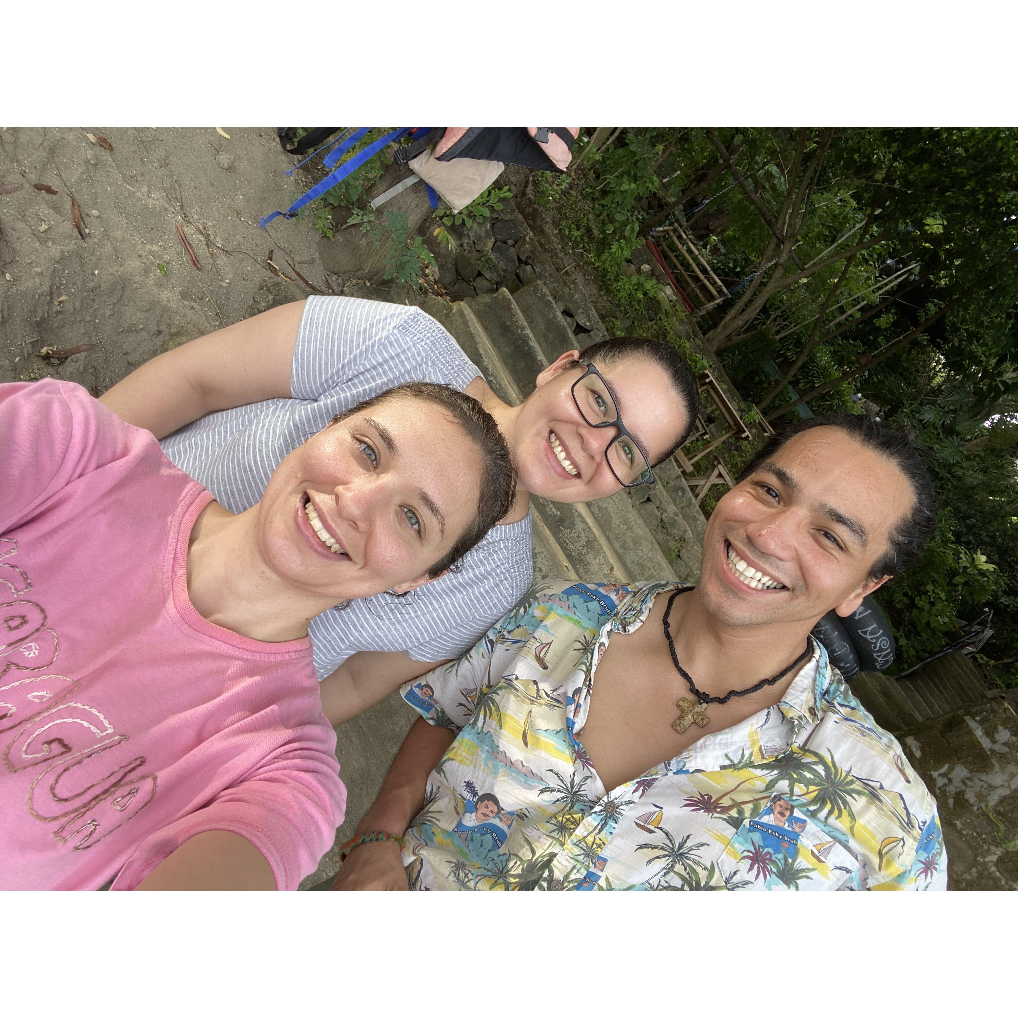 Our hideaway in Nicaragua visiting with Giselle, Bristol's closest confidant and aunt.