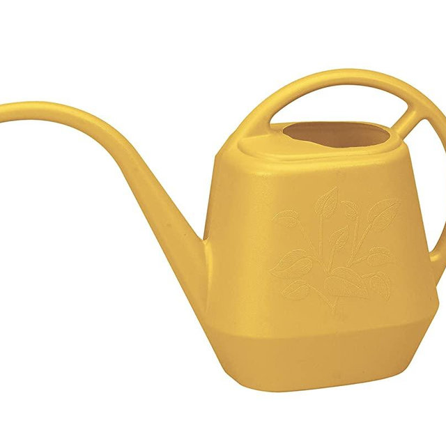 Bloem AW21-23 Watering Can Aqua Rite 1/2 Gal. (56 oz) Earthy Yellow