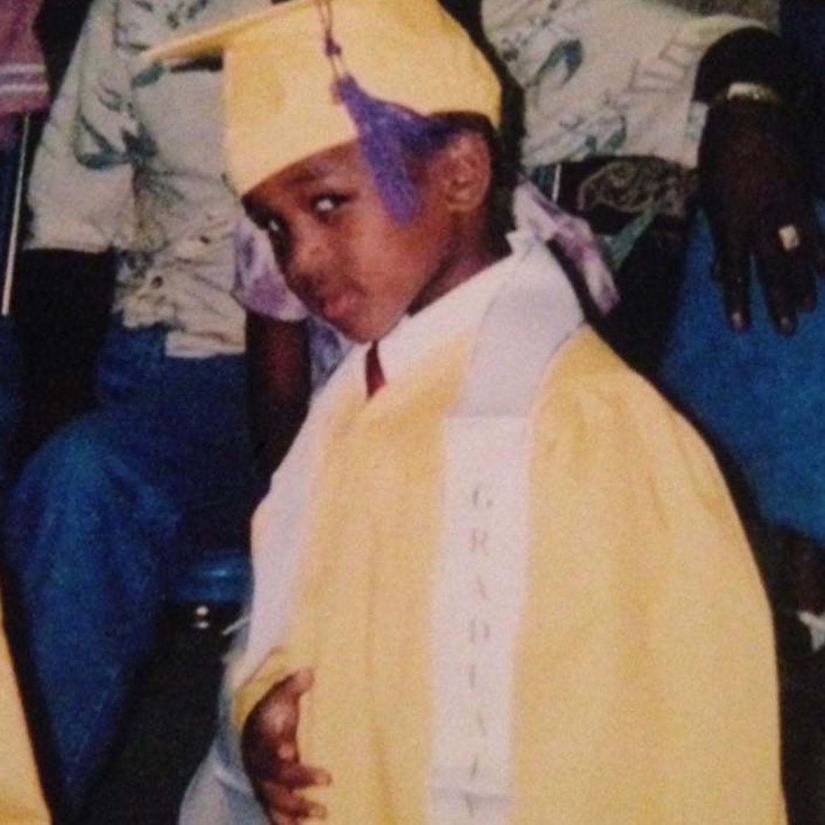 Keshawn as a kid.