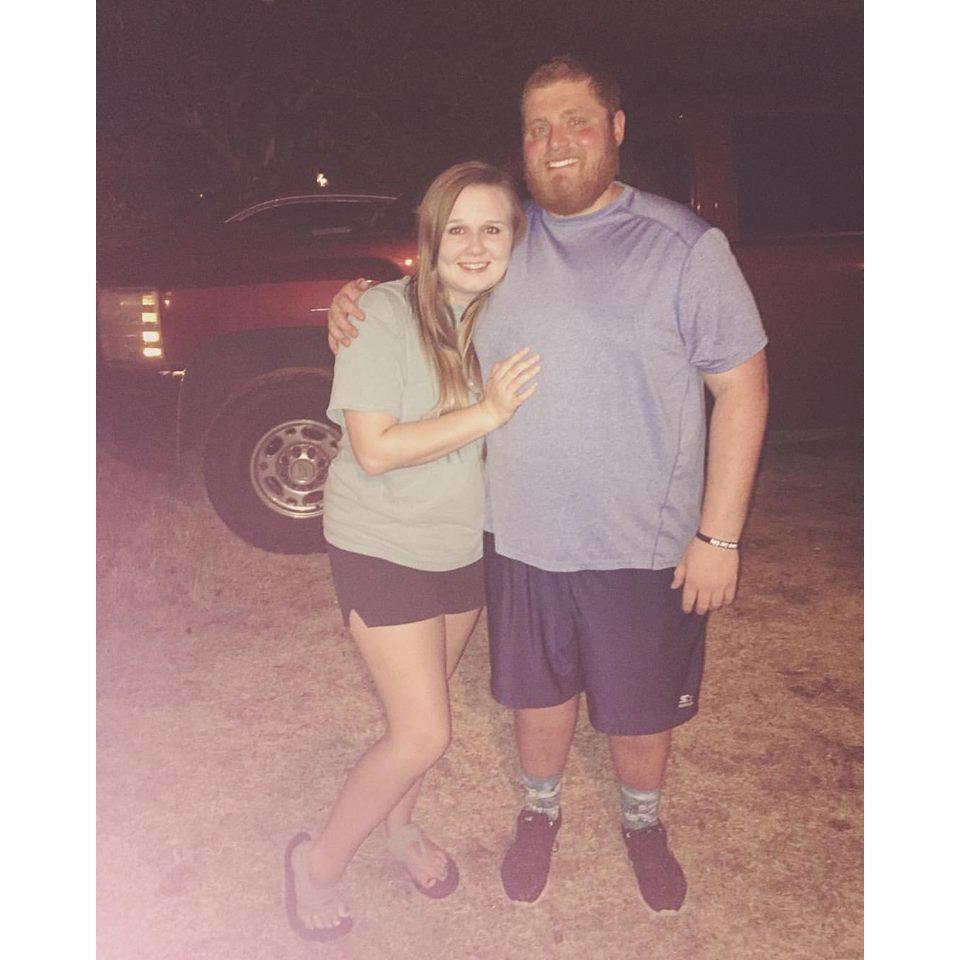 In case anyone wants to see how much different we looked in August of 2016 vs. now........ oops.
Fun fact: Kolton lost these shorts on this night & to this day we have never found them.