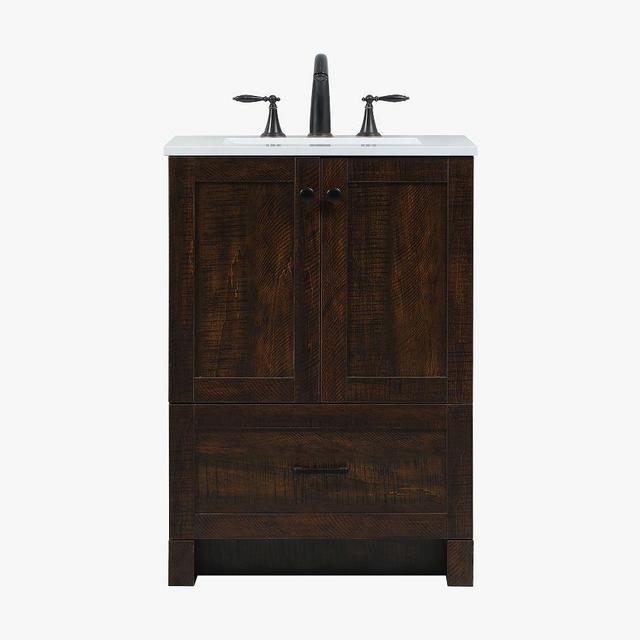 Espresso Alderson Single Sink Vanity, 24"