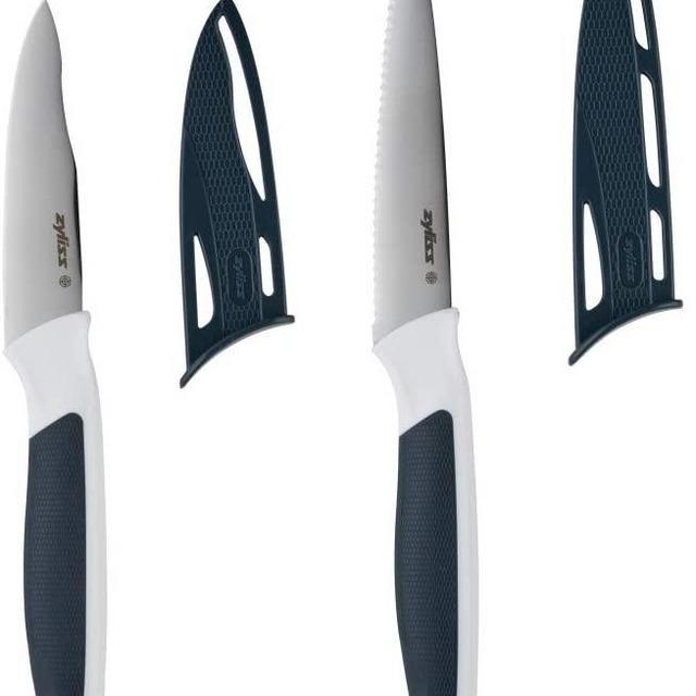 Zyliss Comfort 2 Piece Paring Knife Set, 4 inches, White