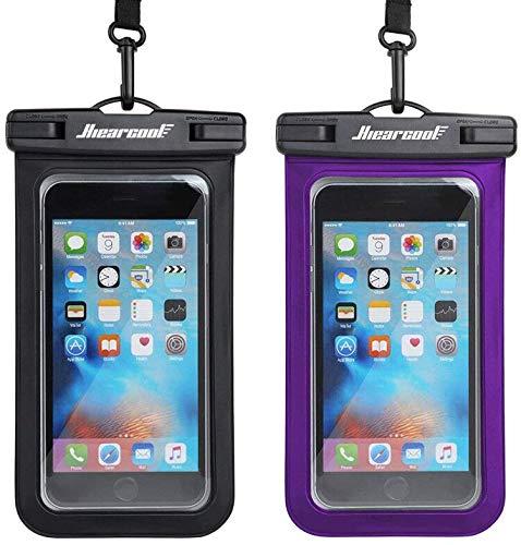 Universal Waterproof Case,Waterproof Phone Pouch Compatible for iPhone 12 Pro 11 Pro Max XS Max XR X 8 7 Samsung Galaxy s10/s9 Google Pixel 2 HTC Up to 7.0", IPX8 Cellphone Dry Bag -2 Pack