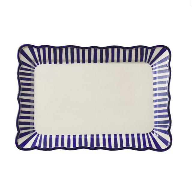 Riviera Hand-Painted Ceramic Platter