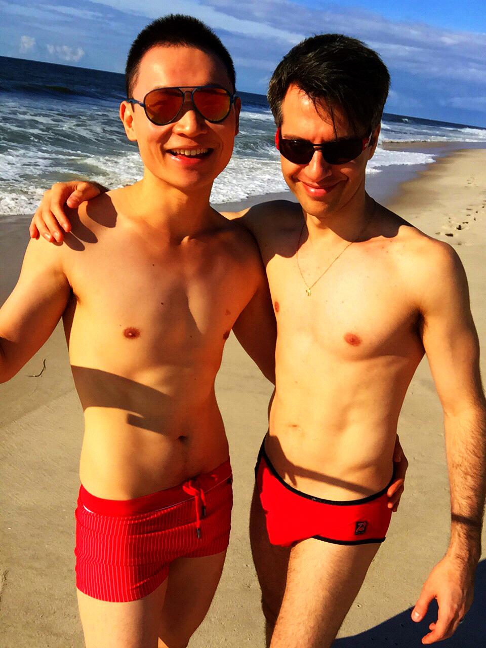 Our first time to Fire Island with our besties! Also having a blast with the best invention ever: selfie stick. FIP. September 2015