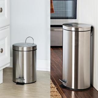 2-Piece Round Step Trash Can