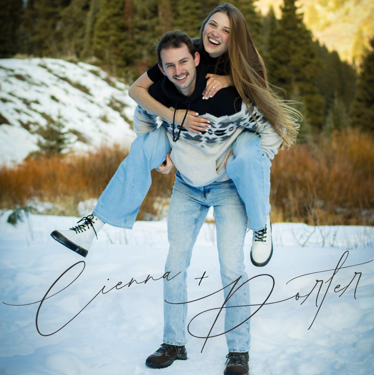 Front of Wedding Announcement