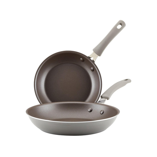 Rachael Ray Cook + Create Aluminum Nonstick Frying Pan Set, 2 Piece