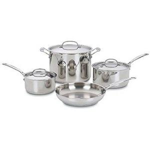 Cuisinart MCP-7N MultiClad Pro Stainless Steel 7-Piece Cookware Set