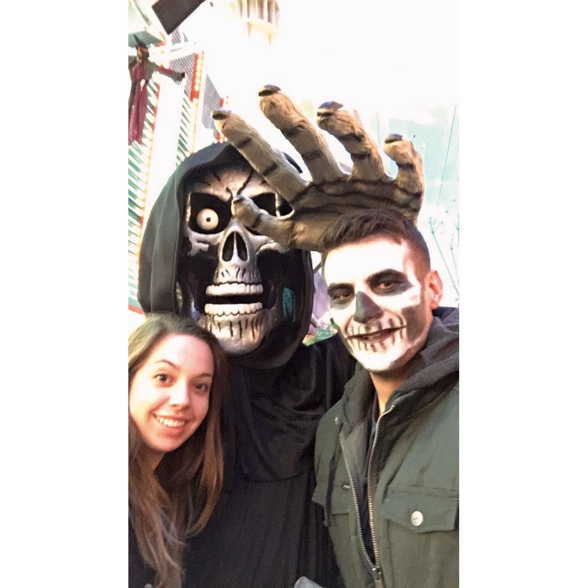 Our first photo together - Halloween 2015