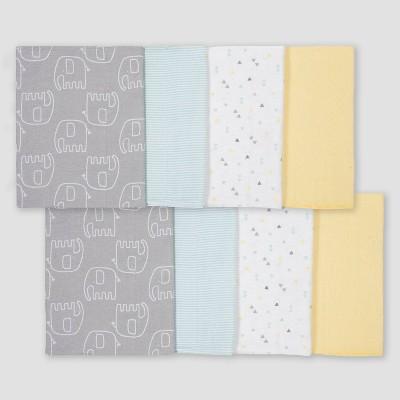 8pk Elephant Burpcloth