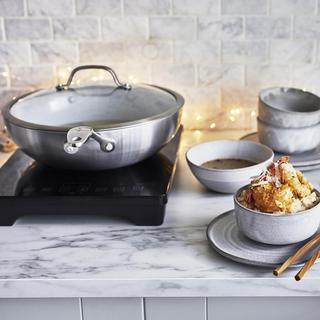 Venice Pro Ceramic Non-Stick Covered Wok