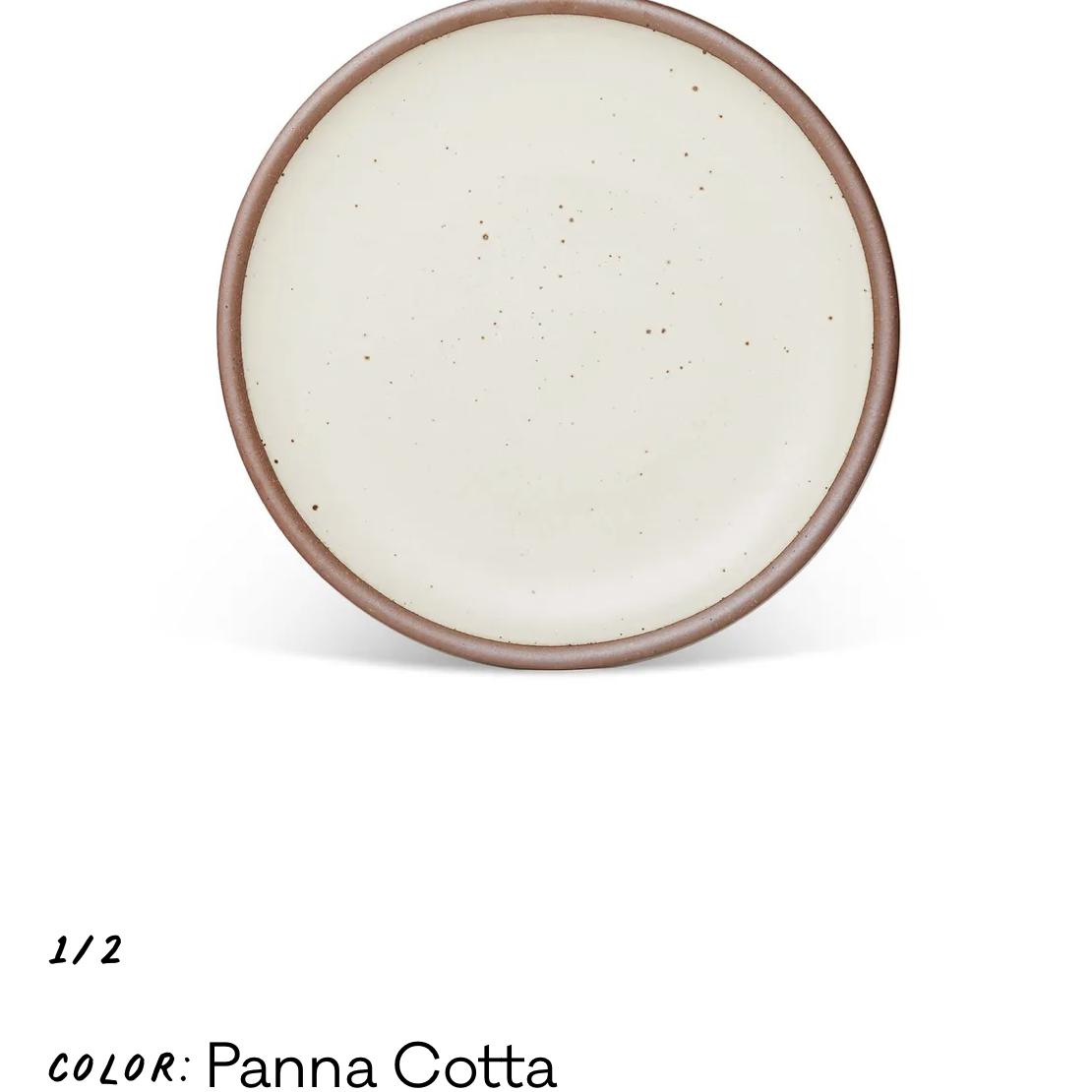 East Fork Dinner plate - panna cotta