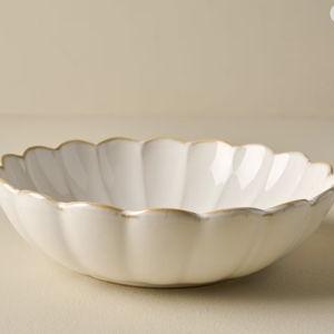 Scalloped Serving Bowl