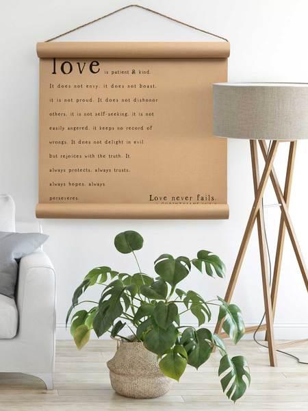 Wall Scroll - Love - Multiple Sizes